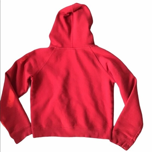 Abercrombie & Fitch Hoodie Red Size S - Picture 2 of 4